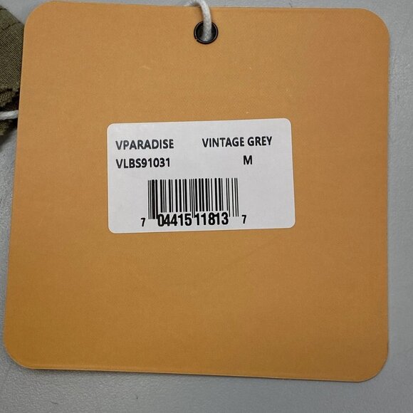 Valabasas Men's "V Paradise" Graphic T-Shirt Vintage Grey Size M | Short Sleeve - Picture 5 of 12